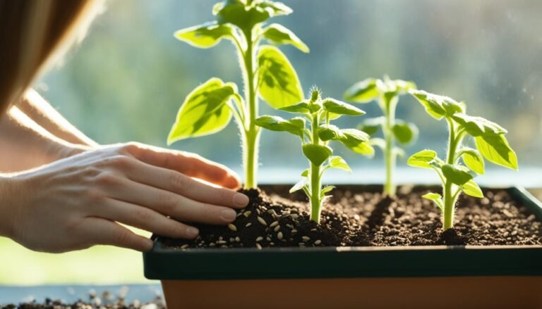 how to plant sunflower seeds in pots?